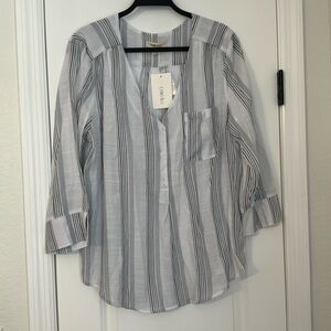 COMO BLU TUNIC - NWT